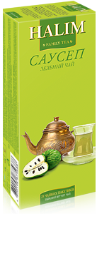 Зеленый пакетированный чай HALIM с cаусепом