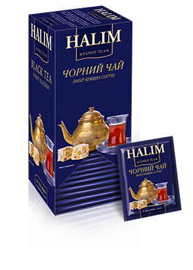 Чорний пакетований чай HALIM (Конверт з фольги)
