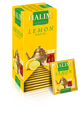HALIM lemon black tea bags (Foil Envelope)