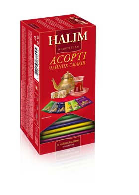 Асорті чайних смаків HALIM (Конверт з фольги)